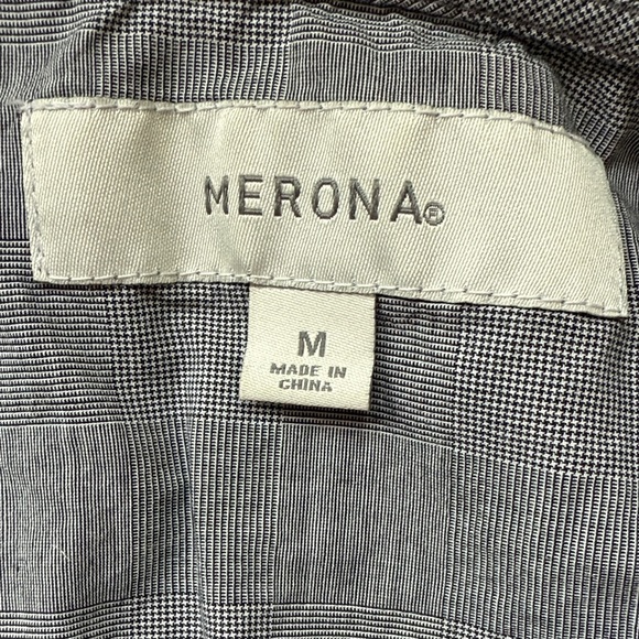 Merona Slate Ruffle Button-Up Blouse - Picture 2 of 8